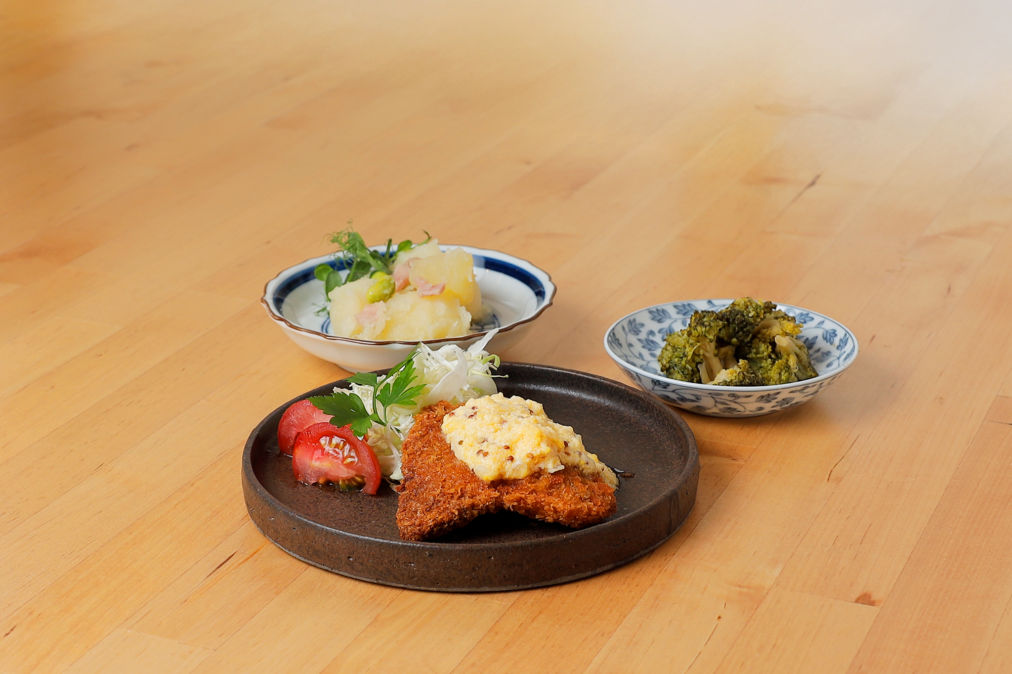 あじフライ献立