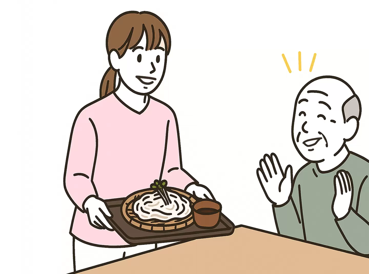 色々なサービスから施設様のニーズに合った配食サービスを、試食しながら選ぶことができます。