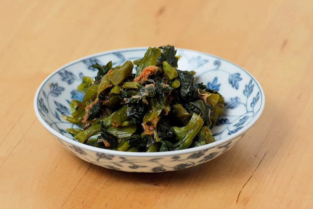 菜の花のおかか和え