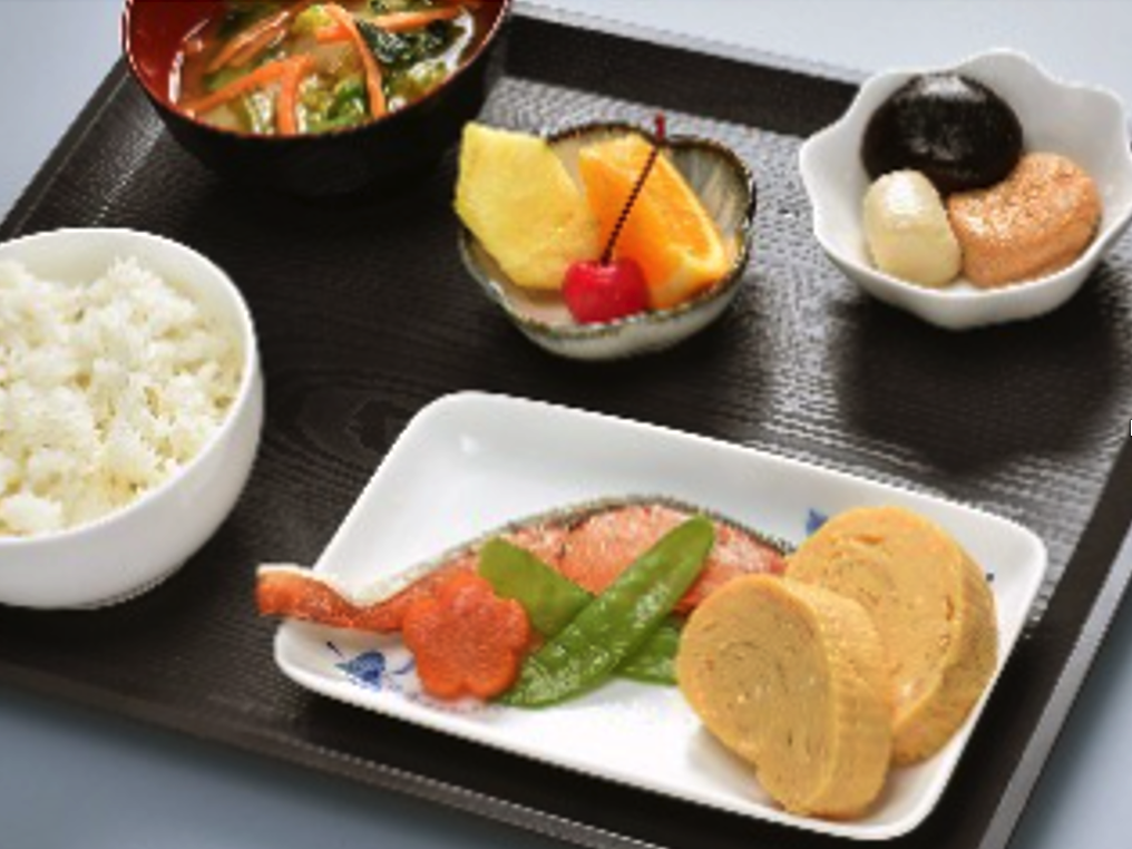 夕食・鮭だし巻き玉子献立