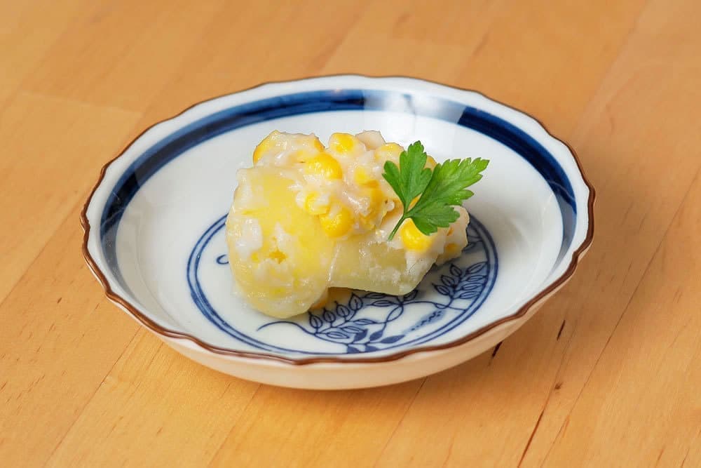 じゃがいもとコーンのクリーム煮