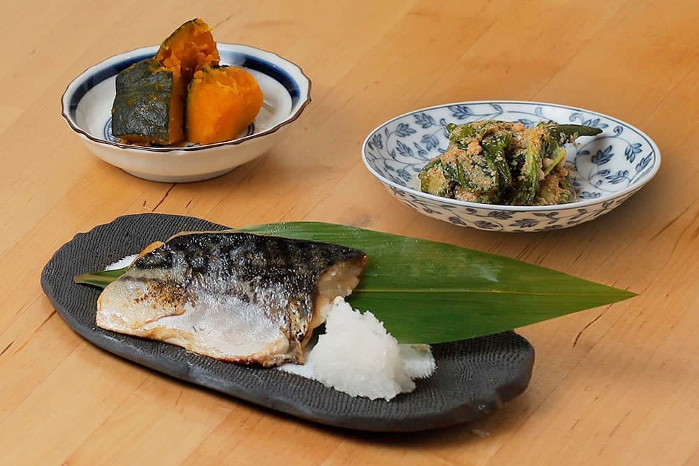 さばの塩焼き献立